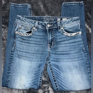 Women’s embellished miss me jeans. Size 31